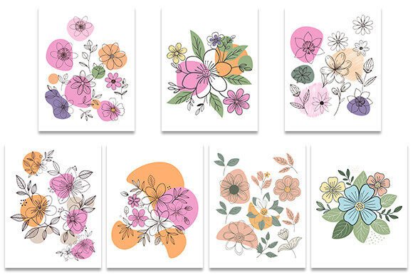 Download Floral Flower Pattern Cover Pages - Premium Resources